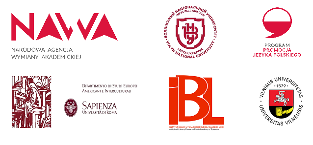 Logotypy uczestników projektu "Geopolonistyka - wirtualny most pomiędzy kulturami"