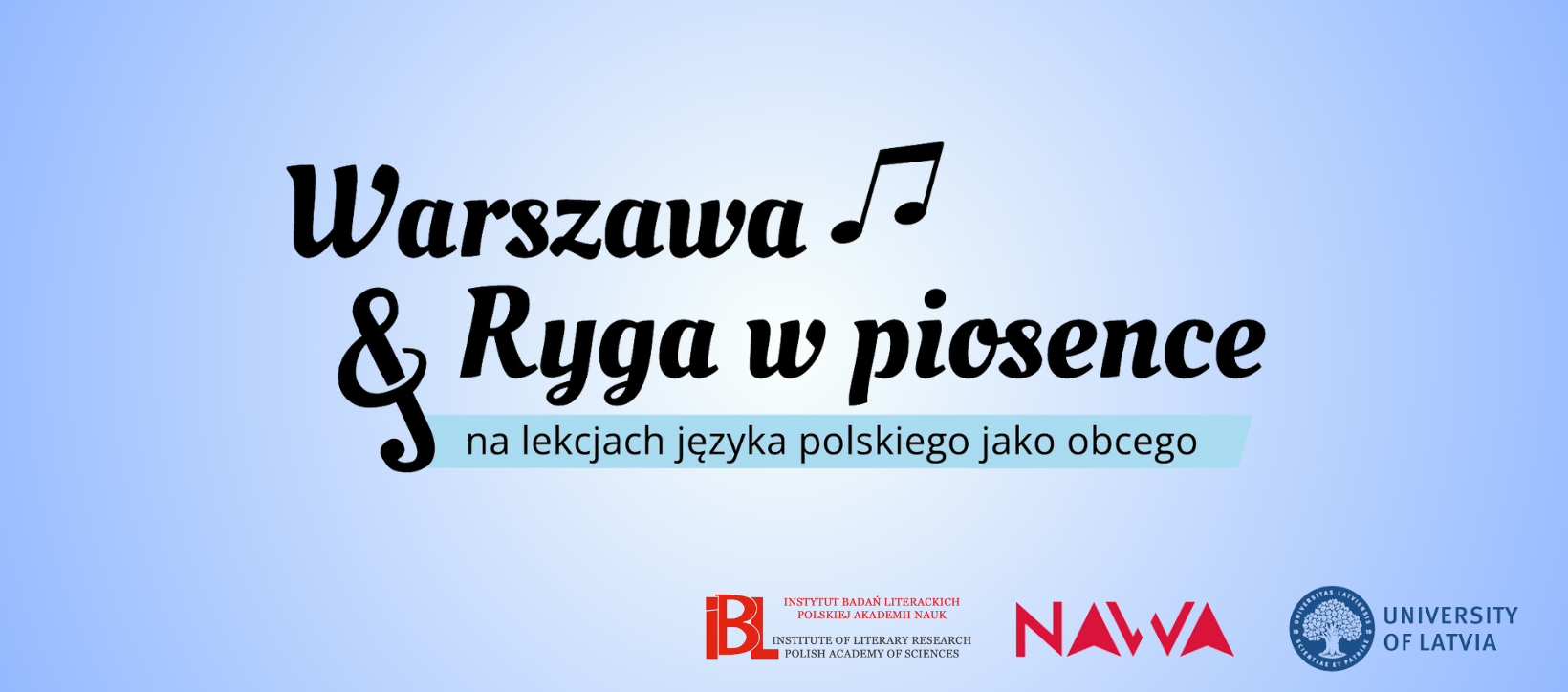 Warszawa i Ryga w piosence na lekcjach języka polskiego jako obcego